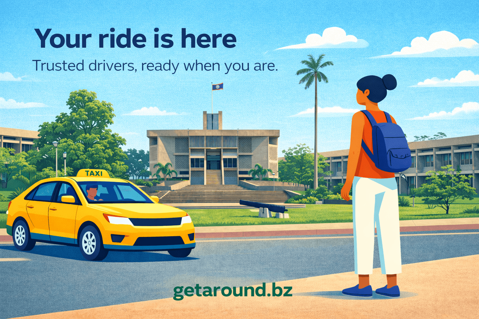 Your ride is here. Trusted drivers, ready when you are.
