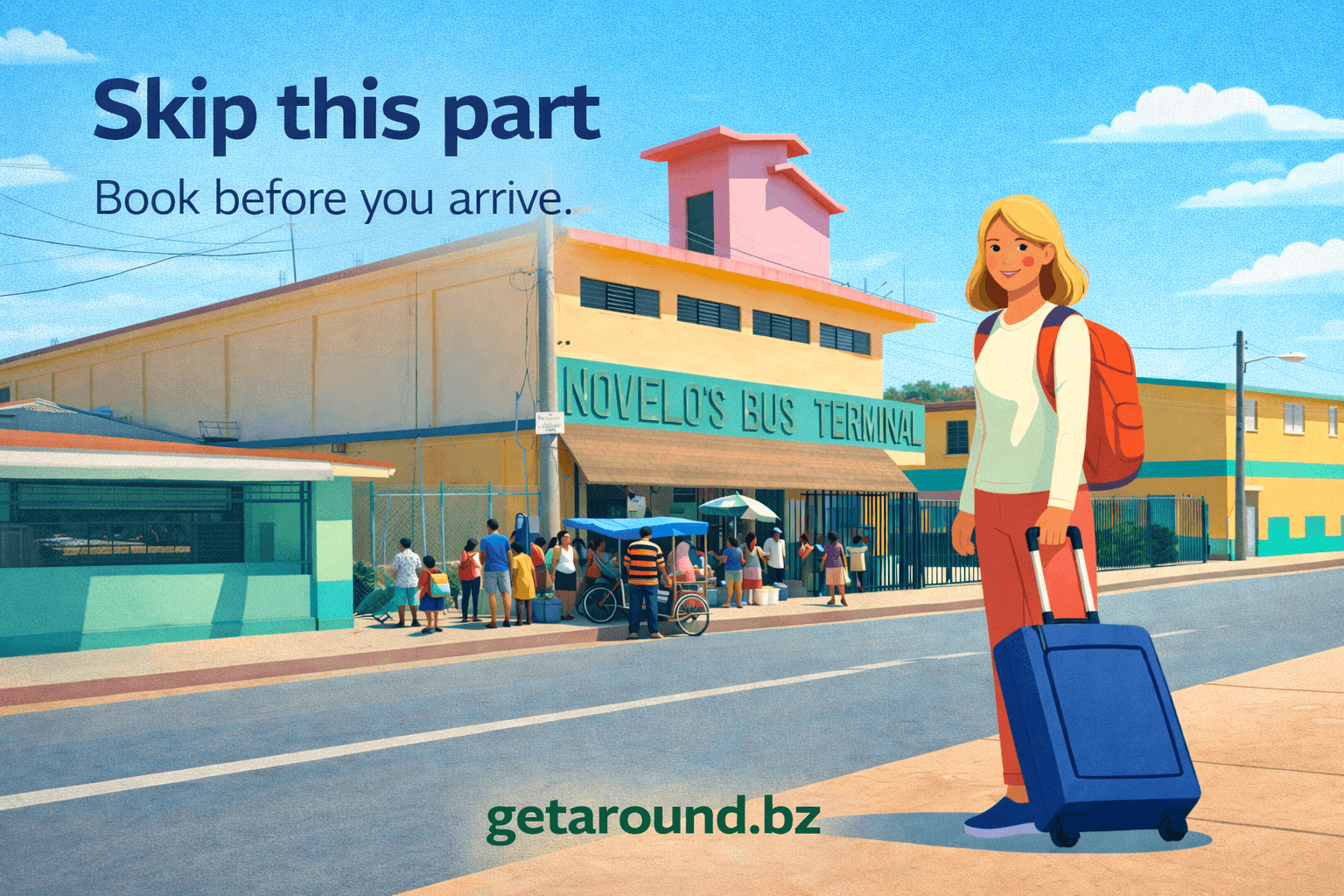 Skip this part. Book before you arrive.